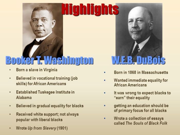 Booker t washington vs w.e.b. dubois venn diagram